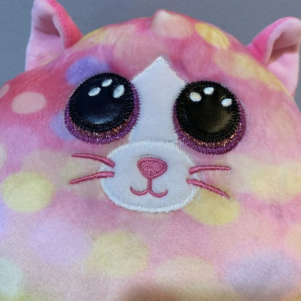 TY BEANIE SQUISHIES (Squish-A-Boos) - SONNY‎ the Cat 10-inch Plush 10